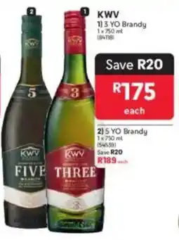 Makro KWV 3 YO Brandy offer