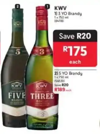Makro KWV 3 YO Brandy offer