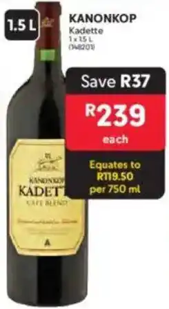 Makro KANONKOP Kadette offer