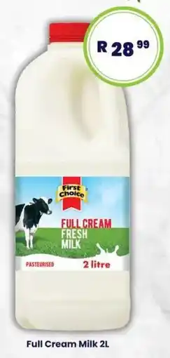 Super Save First Choice Full Cream Milk offer