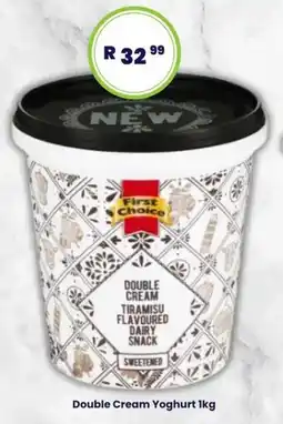Super Save First Choice Double Cream Yoghurt offer