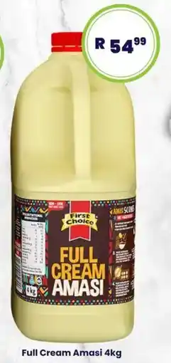 Super Save First Choice Full Cream Amasi offer