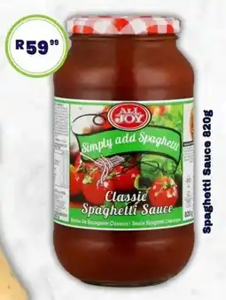 Super Save All Joy Spaghetti Sauce offer