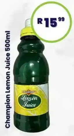 Super Save Champion Lemon Juice offer