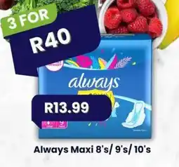 Super Save Always Maxi offer