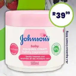 Super Save J&J Aqueous Cream offer