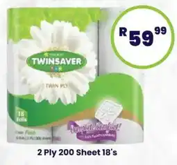 Super Save Twinsaver 2 Ply 200 Sheet offer
