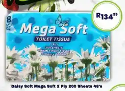Super Save Daisy Soft Mega Soft 2 Ply 200 Sheets offer