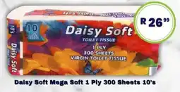 Super Save Daisy Soft Mega Soft 1 Ply 300 Sheets offer