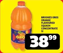Usave Brookes oros orange flavoured squash concentrate offer