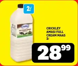 Usave Crickley amasi full cream maas offer