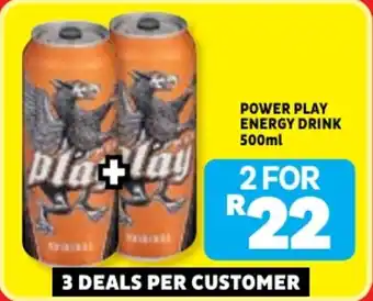 Usave Power play energy drink offer