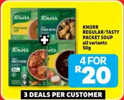 Usave Knorr regular/ tasty packet soup all variants offer