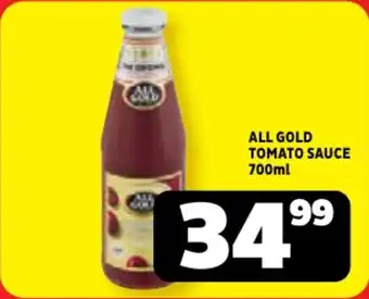 Usave All gold tomato sauce offer