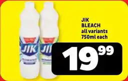 Usave Jik bleach all variants offer
