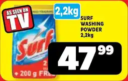 Usave Surf washing powder offer