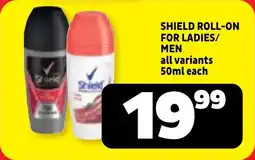Usave Shield roll-on for ladies/ men all variants offer