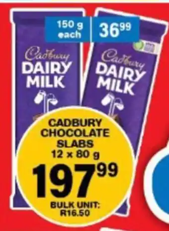 Giant Hyper Cadbury chocolate slabs offer