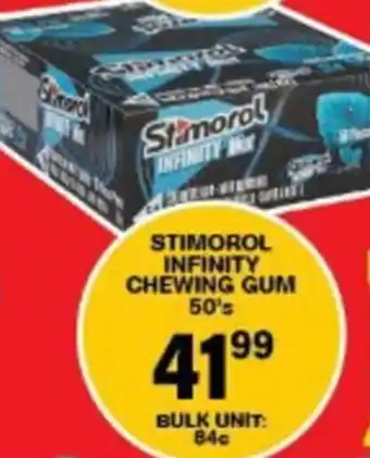 Giant Hyper Stimorol infinity chewing gum offer