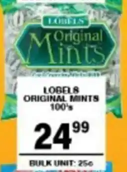 Giant Hyper Lobels original mints offer