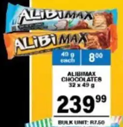 Alibimax chocolates