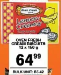 Giant Hyper Oven fresh cream biscuits offer