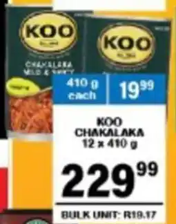 Giant Hyper Koo chakalaka offer