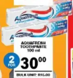 Giant Hyper Aquafresh toothpaste offer