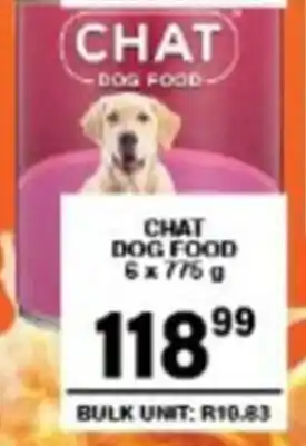Giant Hyper Chat dog food offer