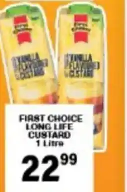 Giant Hyper First choice long life custard offer