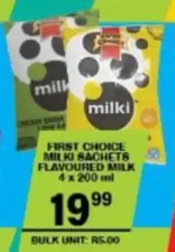 Giant Hyper First choice milki sachets flavoured milk offer