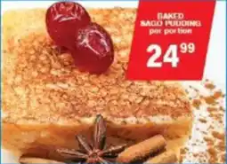 Giant Hyper Baked sago pudding offer
