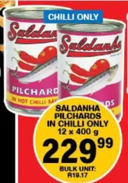 Giant Hyper Saldanha pilchards in chilli only offer