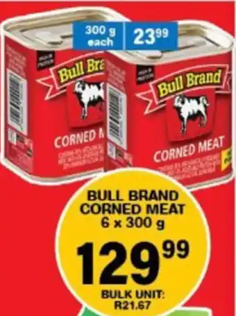 Giant Hyper Bull brand corned meat offer