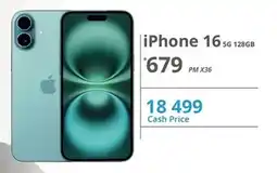 Cellucity iPhone 16 5G 128GB offer