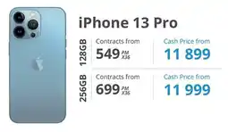 Cellucity iPhone 13 Pro 128GB offer