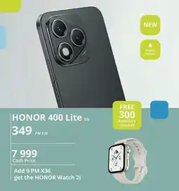 Cellucity HONOR 400 Lite 5G offer