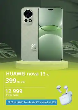 Cellucity HUAWEI nova 13 4G offer