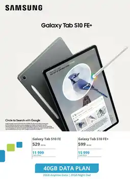 Cellucity SAMSUNG Galaxy Tab S10 FE+ offer