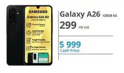 Cellucity SAMSUNG Galaxy A26 128GB 5G offer