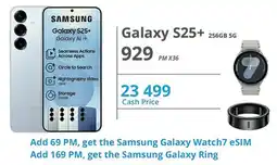 Cellucity SAMSUNG Galaxy S25+ 256GB 5G offer