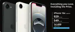 Cellucity iPhone 16e 128GB 5G offer
