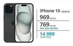 Cellucity iPhone 15 128GB 5G offer
