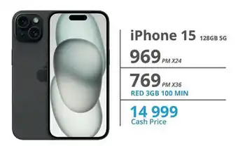 Cellucity iPhone 15 128GB 5G offer