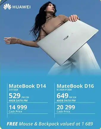 Cellucity HUAWEI MateBook D14 offer