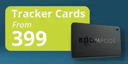 Cellucity Boompods Tracker Cards offer