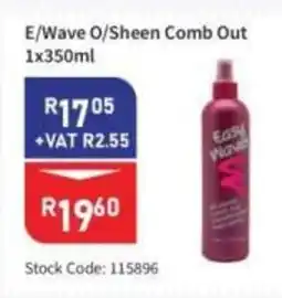 Africa Cash and Carry E/Wave O/Sheen Comb Out offer