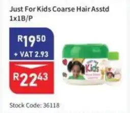 Africa Cash and Carry Just For Kids Coarse Hair Asstd offer