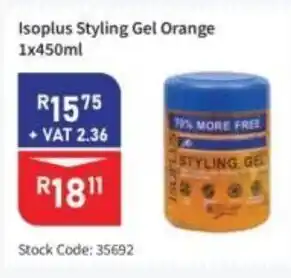 Africa Cash and Carry Isoplus Styling Gel Orange offer