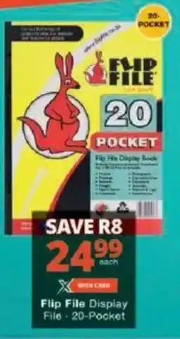 Checkers Flip File Display File offer